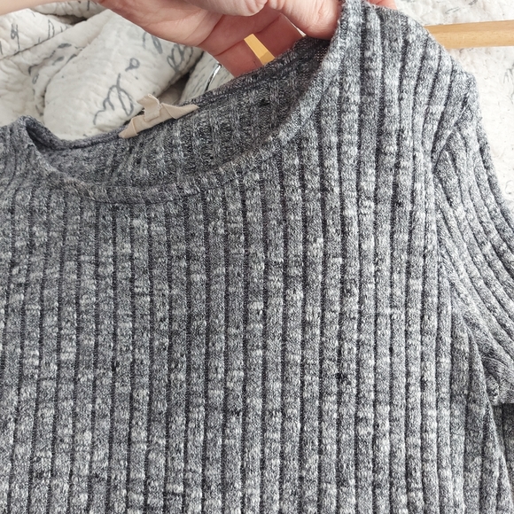 Madewell Ribbed Bubble-Sleeve Dress - Picture 14 of 16